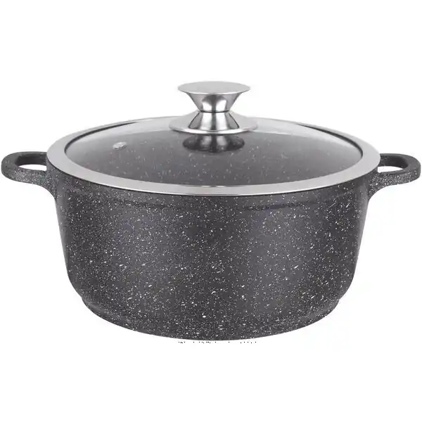 olla de aluminio fundido antiadherente